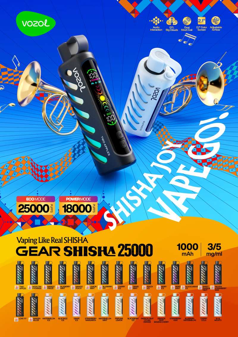 Vozol Gear Shisha 25K
